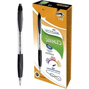 Siyah Basmalı Tükenmez Kalem (0.32 mm, 12 Adet)