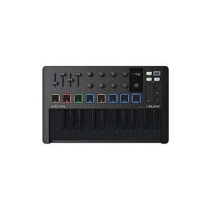 Siyah Beyaz Klavye, Kompakt ve Taşınabilir Tasarım ile Müzik Keyfi