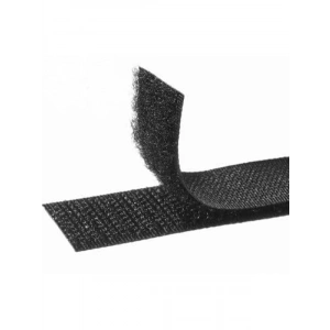 Siyah Cırt Cırt, 2 cm Genişlik, 1 Metre Uzunluk