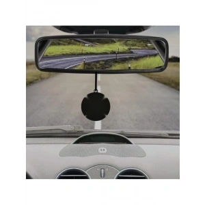 Siyah Daire Tasarımlı Araba Dikiz Aynası Süsü