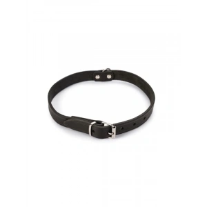 Siyah Deri Evcil Hayvan Boyun Tasması | 57 cm x 20 mm