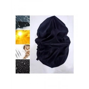 Siyah Deri Su Geçirmez Sele Kılıfı - Scooter Uyumlu