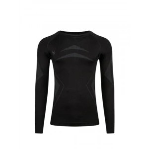 Siyah/Gri Renk Seamless Baselayer Üst - Yüksek Performans