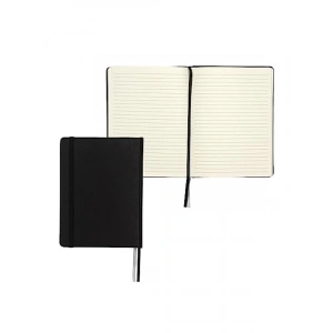 Siyah Kapaklı 240 Sayfalık Çizgili Defter, 7,5 x 10 İnç Boyut