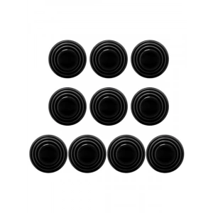 Siyah Kapı Ses ve Darbe Emici Pad - 10 Adet