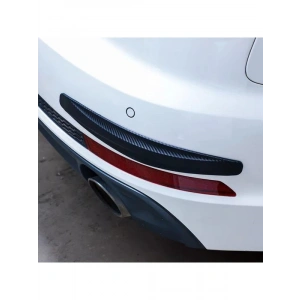 Siyah Karbon Desenli 40 cm Araba Tampon Koruyucu