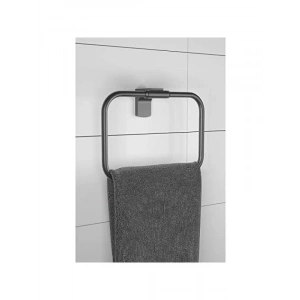 Siyah Kare Paslanmaz Havluluk, Banyo Askısı
