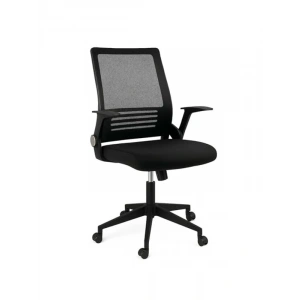 Siyah Katlanır Çalışma Sandalyesi, Ofis ve Bilgisayar Kullanımı için Rahat