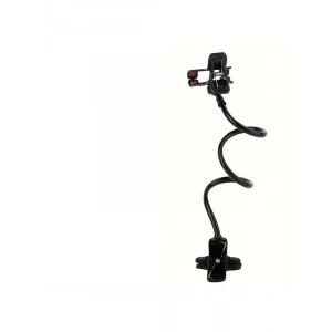 Siyah Klipsli Araç İçi Telefon Tutucu, Oynar Başlıklı