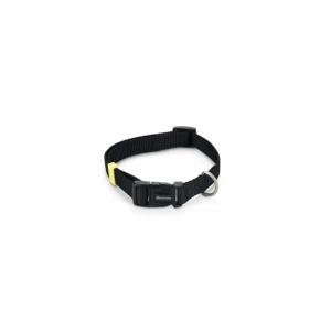 Siyah Köpek Boyun Tasması 35-50 cm 20mm Kalınlıkta