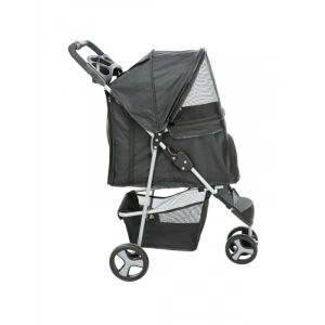 Siyah Köpek ve Kedi Arabası - 47x100x80 cm