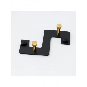 Siyah Metal Askı Seti - 2li Portmanto