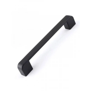 Siyah Metal Çekmece Kulpları - 10 Adet, 160 mm