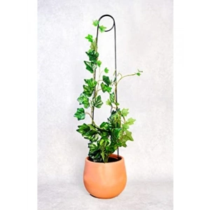 Siyah Metal Destek Çubuğu, 65 cm Uzunlukta, Bitkiler için