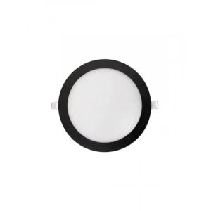 Siyah Metal Kasa ile 6400K Beyaz Işık Veren 6W Slim LED Panel Armatür