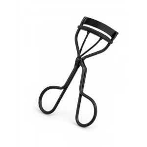 Siyah Metal Kirpik Kıvırıcı - Silikon Pedli