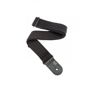 Siyah Pamuklu Gitar Askısı - 1530 mm Uzunluk, 50 mm Genişlik