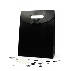 Siyah Renkli 24x31 cm Karton Zarf Model Hediye Kutusu