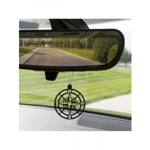 Siyah Renkli Evrensel Araç Dikiz Aynası Pusula Aksesuarı