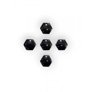 Siyah Tekerlek Bijon Kapağı Seti (5 Adet)