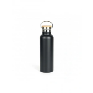 Sızdırmaz Kilitli Bambu Kapaklı Çelik Termos, 750 ml