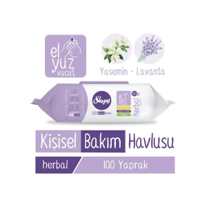Sleepy Herbal Kişisel Bakım HAVLUSU 100 Yaprak