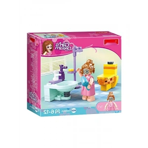 Sluban Girls Dream Banyo, Çok Renkli Yapım Seti, 50 Parça
