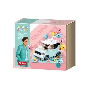 Sluban Mını Handcraft Party Car_ Mavi 236 Parça