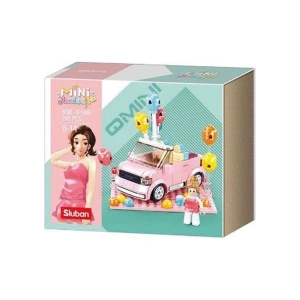 Sluban Mını Handcraft Party Car_ Pembe 245 Parça