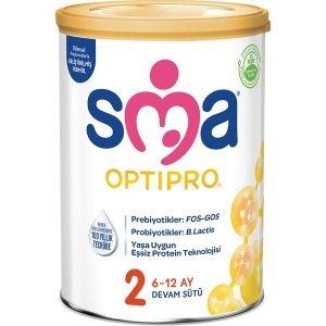 SMA Optipro 2 400 gr 6-12 Ay İçin Probiyotikli Toz Devam Sütü Sütlü İçerik