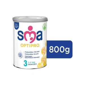SMA Optipro Probiyotikli 3 800 gr 1-3 Yaş Devam Sütü