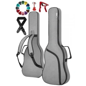 Soft Case Kılıf - Akustik Gitar İçin, Askı ve Pena Dahil