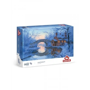 Soğuk Düş Temalı 1000 Parça Puzzle, Eğlenceli Zeka Oyunu
