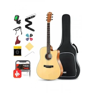 Solak Akustik Gitar Paketi, 9-12 Yaş Arası Çocuklar İçin