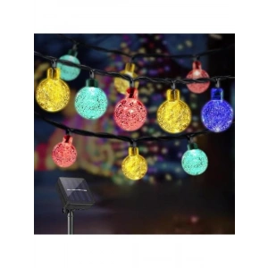 Solar Kristal Top Aydınlatma, 50 LED ve 8 Mod ile Bahçe Süsleme
