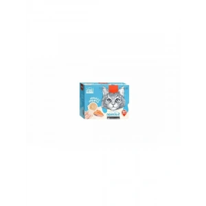 Somon Aromalı Kaşıklı Kedi Ödül Kreması (10 x 16 gr)