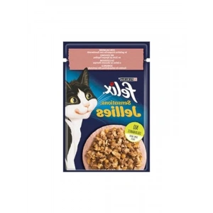 Somon ve Karidesli Kedi Yaş Mama, 85 gr Lezzetli Seçim