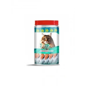 Somon ve Kızılcık Aromalı Sıvı Kedi Ödülü - 30x15 Gr Paket