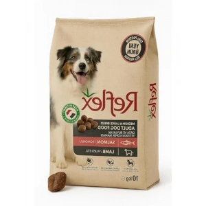 Somon ve Kuzu Etli Yetişkin Köpek Maması, 10 kg