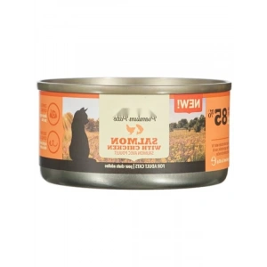 Somonlu ve Tavuklu Premium Pate Konserve Kedi Maması 85 gr