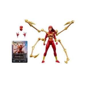 Spider-Man  Legends Serisi Magic: The Gathering Mary Jane Watson (Demir Örümcek), 15,5 cm Aksiyon Figürü ve Özel Folyo Koleksiyon Kart Oyunu Ticaret Kartı