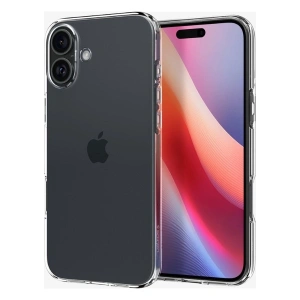 Spigen Apple iPhone 16 Plus ile Uyumlu ince Kılıf Crystal Flex Sararmaya Dayanıklı DuraClear™ Hava Kanalı Teknolojisi™ Askeri Sınıf Koruma Rose Crystal Şeffaf Kapak - ACS08094