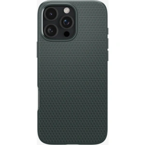 Spigen Apple iPhone 16 Pro Max ile Uyumlu ince Kılıf Liquid Air Hava Kanalı Teknolojisi™ Askeri Sınıf Koruma Abyss Green Dokulu Yüzey Kapak - ACS07990