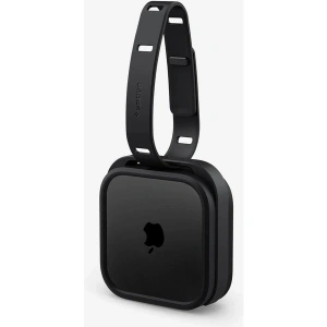 Spigen Apple TV 4K (3. nesil) Duvar Montaj Standı Silicone Fit Black - AMP05858