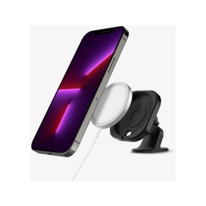 Spigen MagFit Dashboard Araç içi Telefon Tutucu iPhone için MagSafe özellikli Şarj Aleti (MagSafe Dahil Değildir) Black - ACP03792