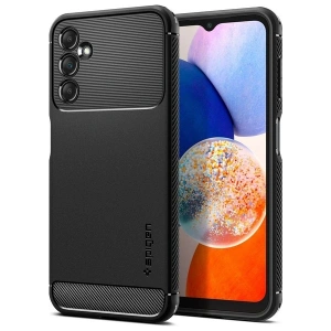 Spigen Samsung Galaxy A14 5G ile Uyumlu Kılıf Rugged Armor Matte Black - ACS05847
