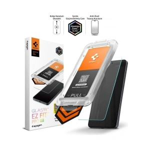 Spigen Samsung Galaxy S26 ile Uyumlu Cam Ekran Koruyucu AluminaCore™ iyonlaştırılmış Güçlendirilmiş Cam Teknolojisi Anti-Dust Uygulama Kolay Kurulum GLAS.tR EZ Fit Pro HD - AGL11097