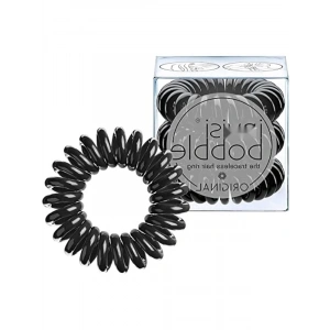 Spiral Saç Lastiği - 3lü Set, Siyah