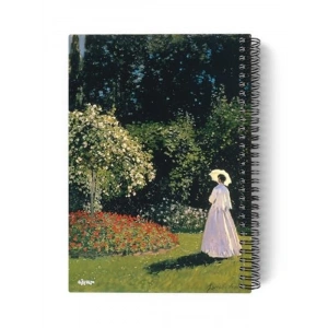 Spiralli Defter, Claude Monet Temalı Sanat Tasarımı ve 100 Sayfa