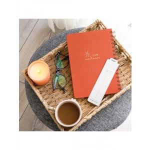 Spiralli Sert Kapak Keten Düz Not Defteri - A5 Boyut